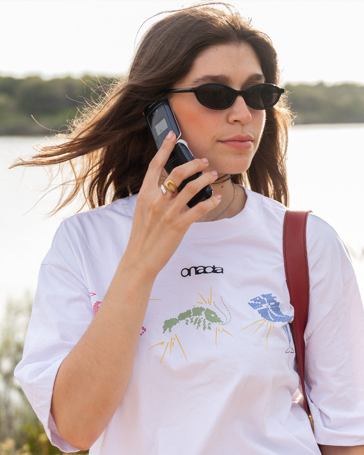 Camiseta Punto de Cruz Blanca